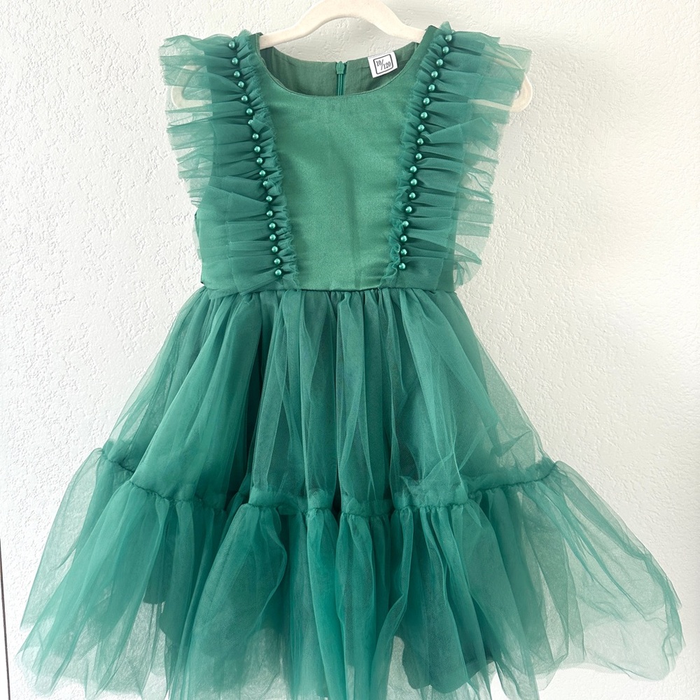 Girl Green Tulle Dress 5T